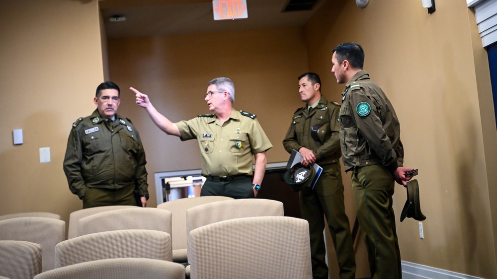 Chilean police attache Visits the IADC