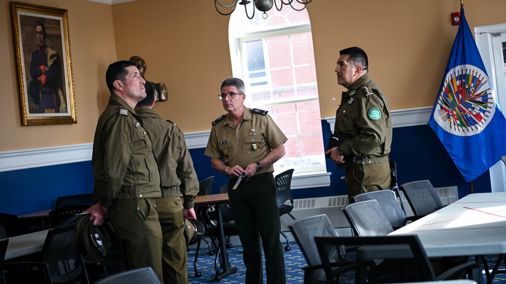 Chilean police attache Visits the IADC