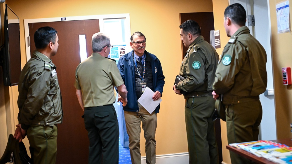 Chilean police attache Visits the IADC