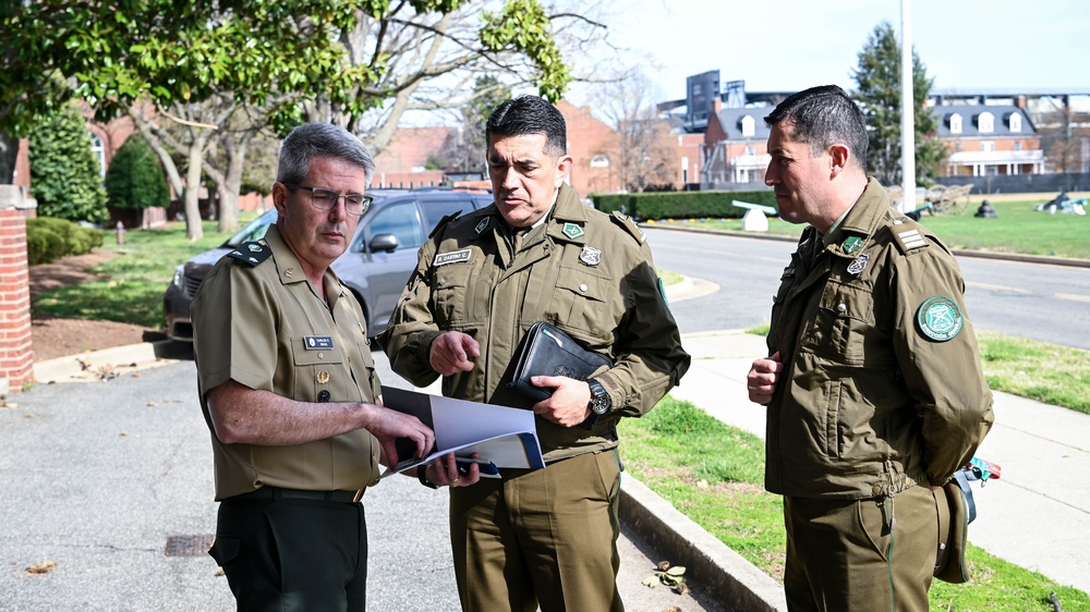 Chilean police attache Visits the IADC