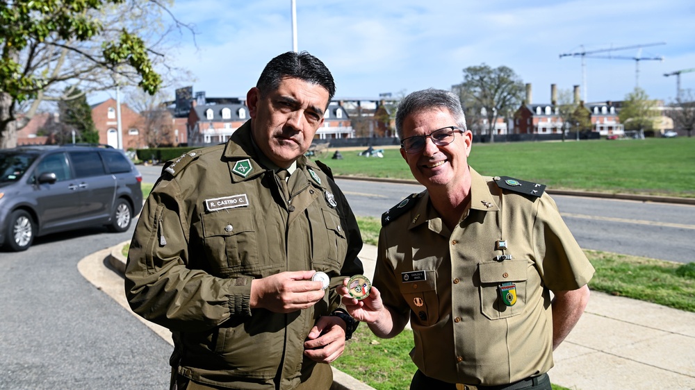 Chilean police attache Visits the IADC