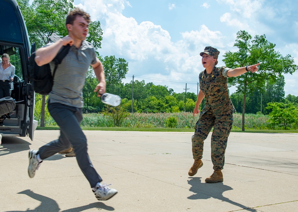 Naval Reserve Officers Training Corps (NROTC) New Student Indoctrination (NSI) 2023 Cycle 3 Arrival