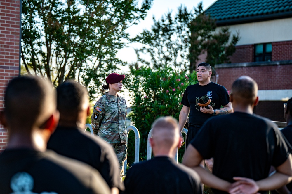 Capt. Cisneros Final Company Run