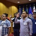 Gen. Randy A. George, VCSA, delivers oath of enlistment at Fort Meade MEPS