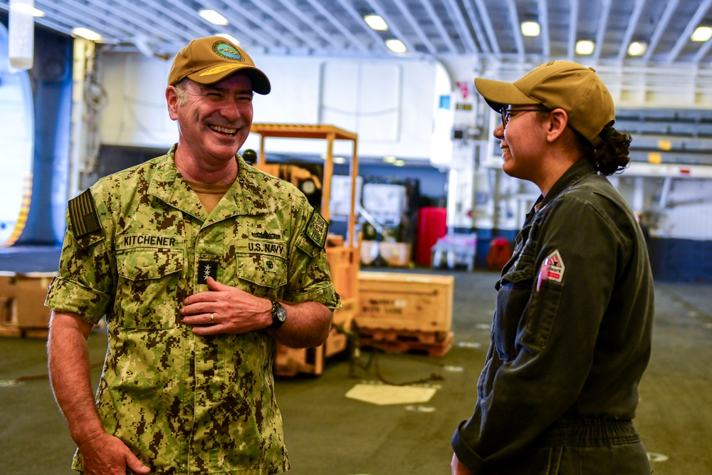 Vice Adm. Kitchener Ship Tour