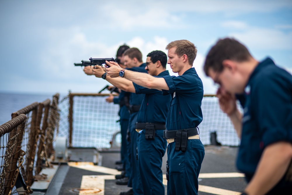 USS Laboon (DDG 58) Conducts Weapons Exercise During CSG-4 COMPTUEX