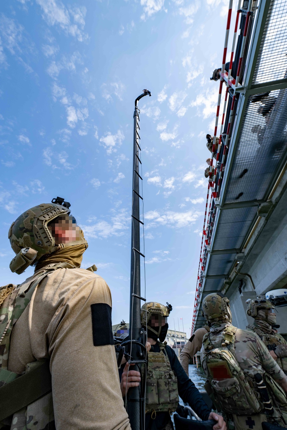 Navy SEAL and Polish Special Forces training