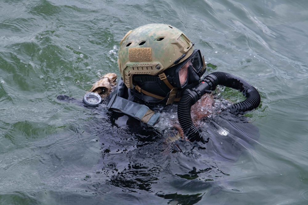 Navy SEAL and Polish Special Forces training