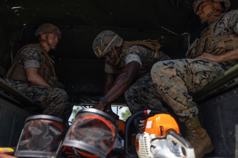 2nd Marine Logistics Group Conducts Destructive Weather Exercise