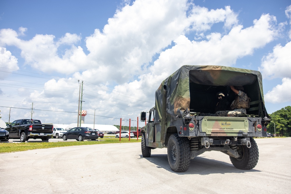 2nd Marine Logistics Group Conducts Destructive Weather Exercise