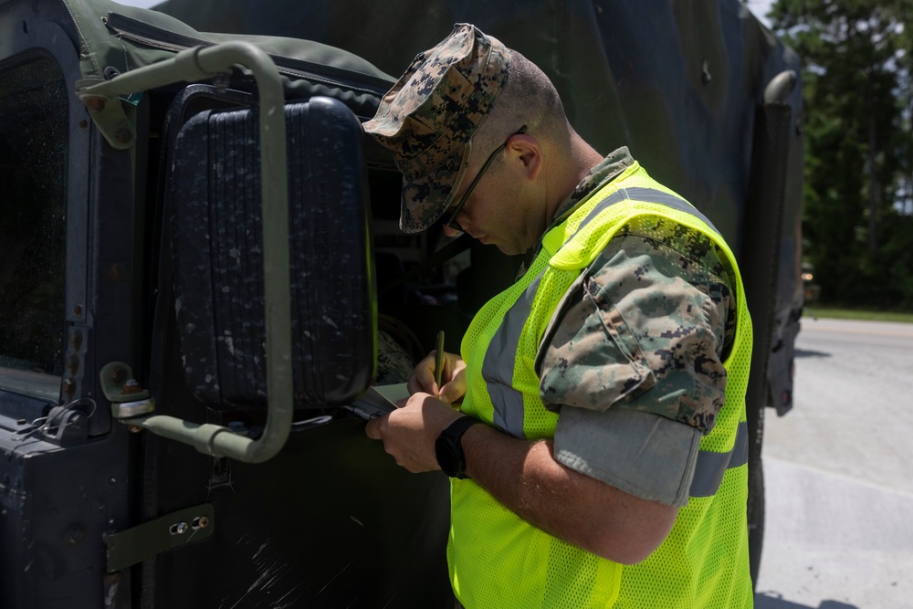 2nd Marine Logistics Group Conducts Destructive Weather Exercise