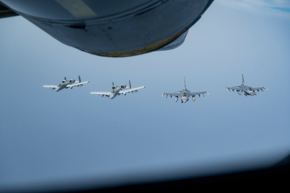 F-16s, A-10s provide maritime security to the Arabian Gulf