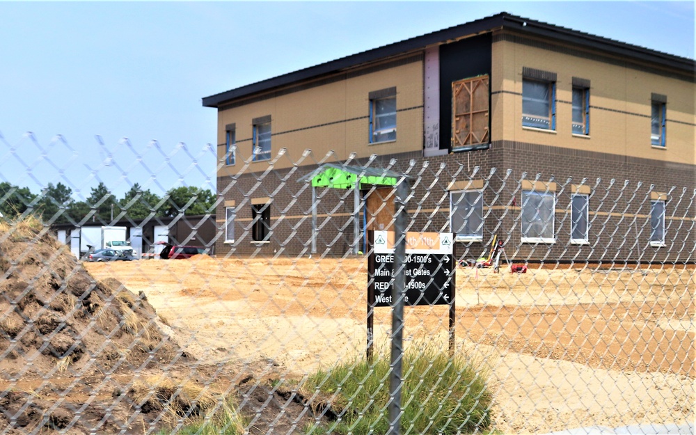 July 2023 construction operations of $11.96 million transient training brigade headquarters at Fort McCoy