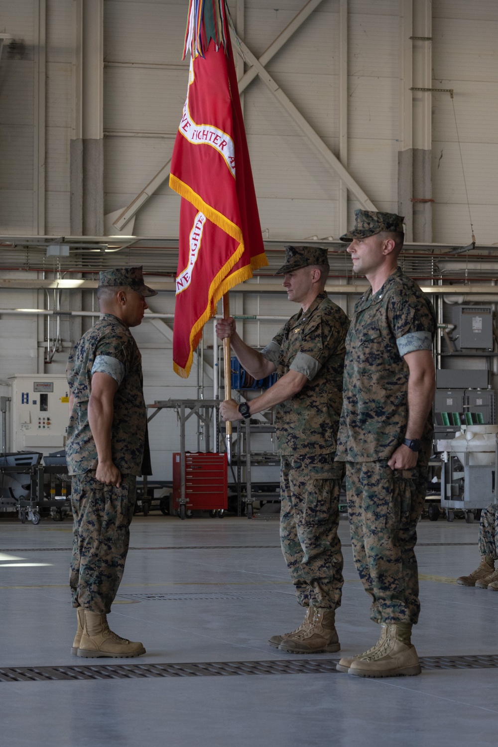 VMFA-122 conducts change of command