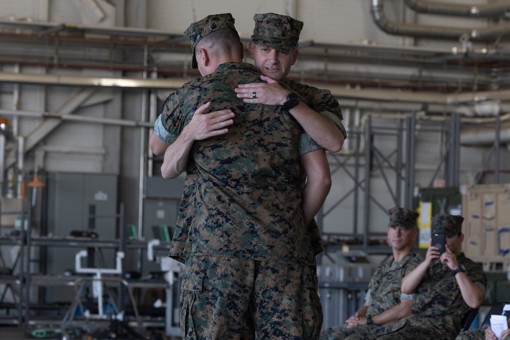 VMFA-122 conducts change of command