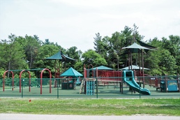 Floor replacement completed at Fort McCoy's Pine View Campground playground