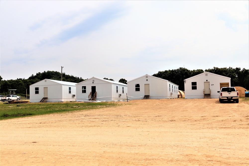 Troop project for office buildings at Fort McCoy’s LSA Liberty