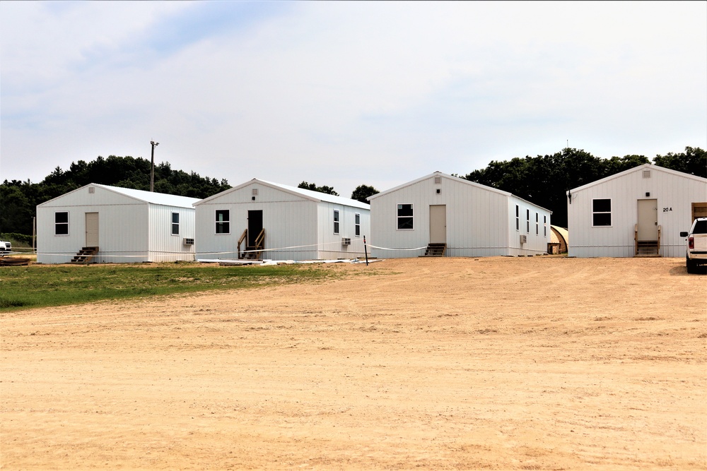 Troop project for office buildings at Fort McCoy’s LSA Liberty
