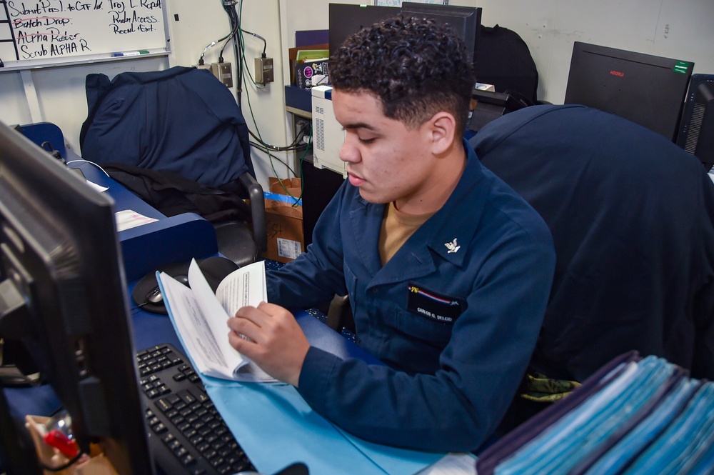 USS Ronald Reagan (CVN 76) conducts daily operations