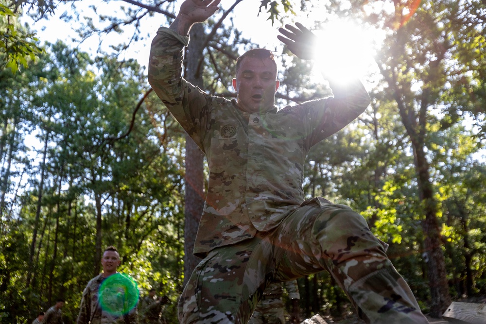 Army Reserve Staff Sgt., Drill Sergeant Steven Williams trains future drill sergeants