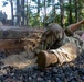 Army Sgt. 1st Class Jennifer Riley completes the Fit to Win obstacle course