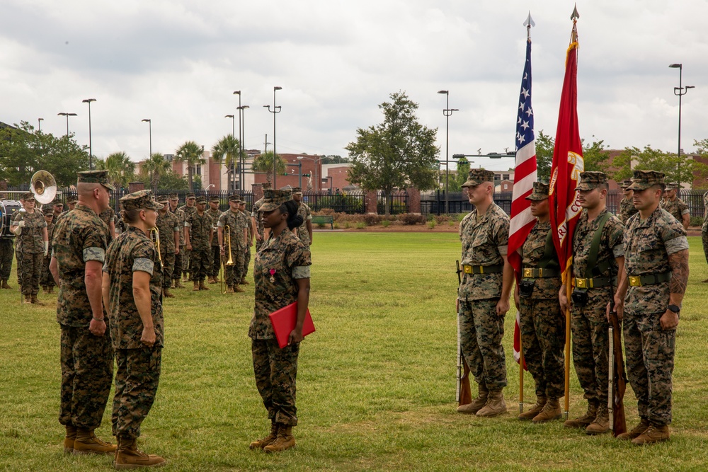 Master Gunnery Sgt. Nicole Marroquin Retires