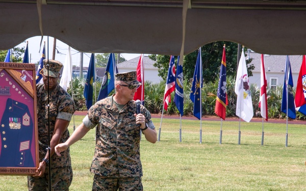 Master Gunnery Sgt. Nicole Marroquin Retires