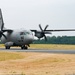 Nine Air National Guard aircraft fly in final C-130 mission of Air Defender 2023 out of Wunstorf Air Base with Romanian and German allies