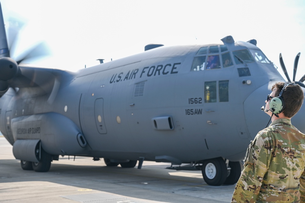 Savannah Guard Dawgs prepare for mission during Air Defender 2023 at Wunstorf Air Base