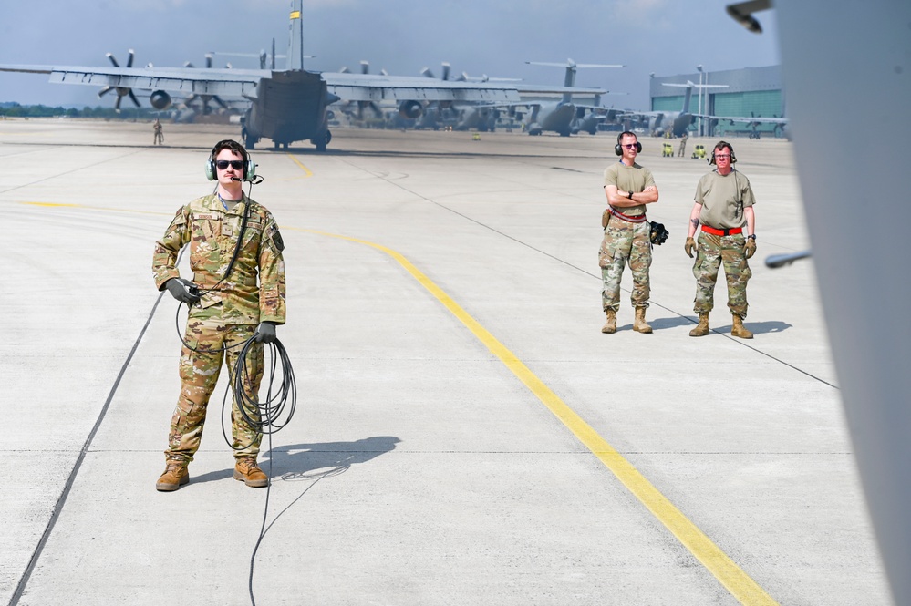 Savannah Guard Dawgs prepare for mission during Air Defender 2023 at Wunstorf Air Base