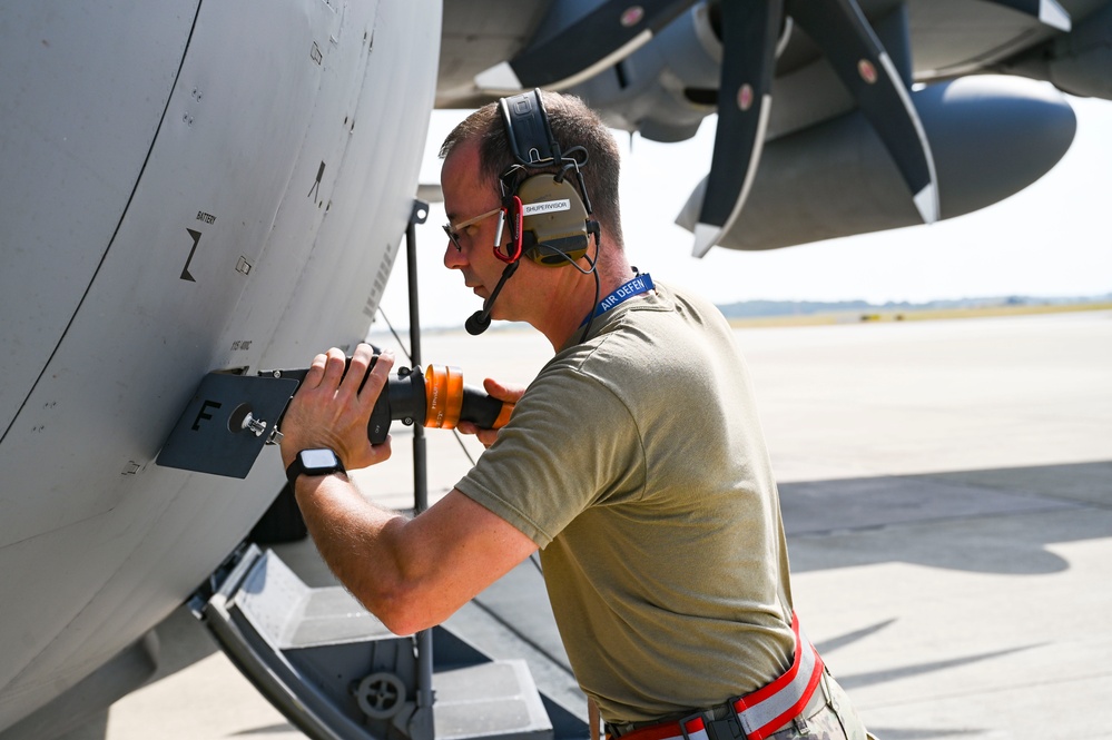 Savannah Guard Dawgs prepare for mission during Air Defender 2023 at Wunstorf Air Base