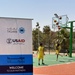 USAID refurbishes a basketball court and sports complex in Zwara, Libya.