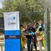 USAID refurbishes a basketball court and sports complex in Zwara, Libya.