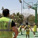 USAID refurbishes a basketball court and sports complex in Zwara, Libya.