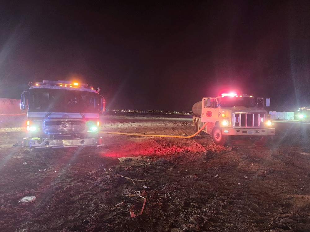 Luke firefighters assists with Glendale landfill fire