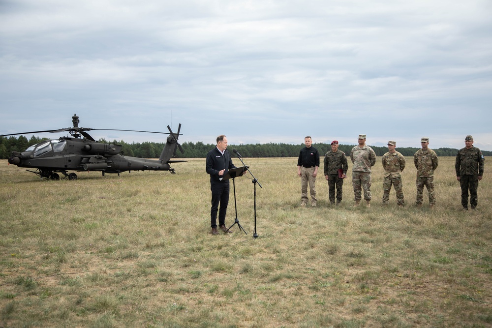 U.S. Ambassador and Minister of Defense 3CAB Air Gunnery Demonstration