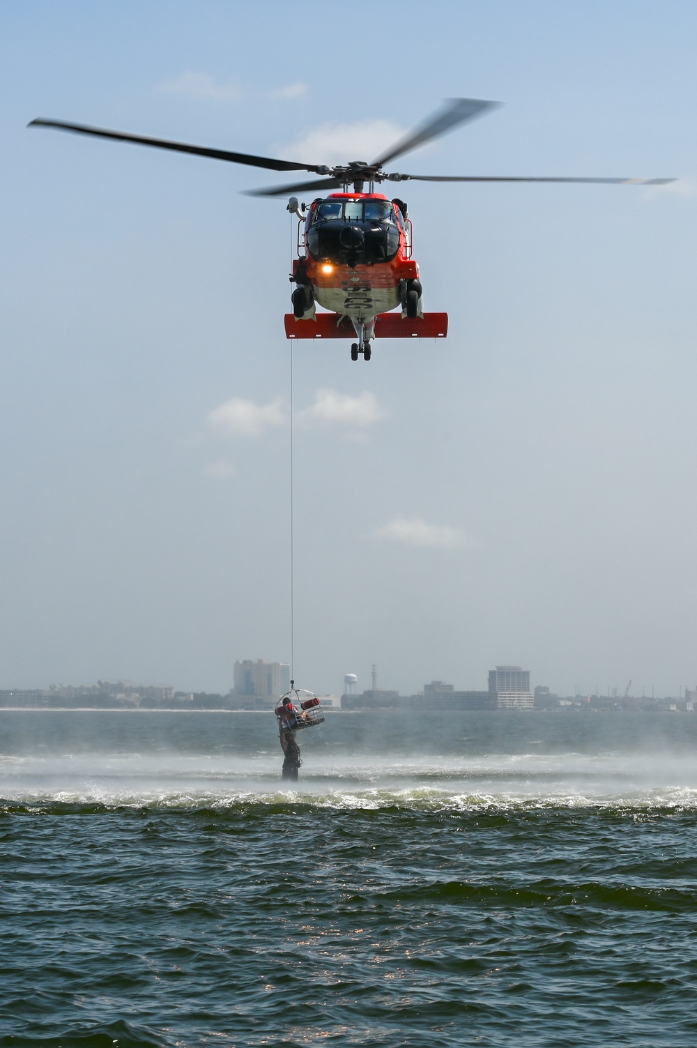 Coast Guard conducts training with the 183rd Aeromedical Evacuation Squadron