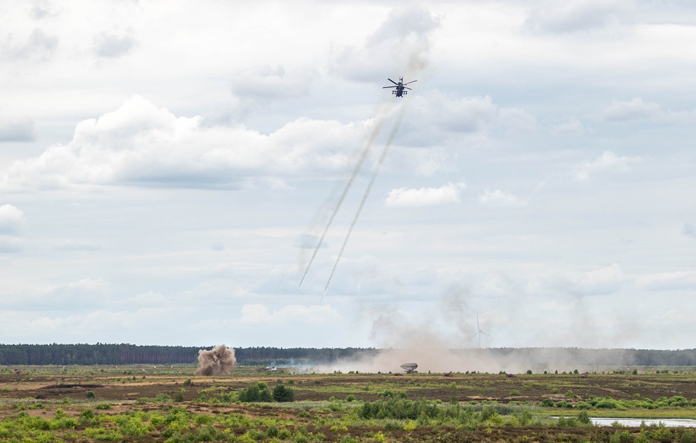 U.S. Ambassador and Minister of Defense 3CAB Air Gunnery Demonstration