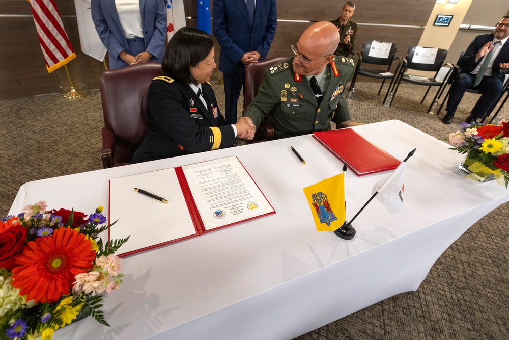 State Partnership Program Signing Ceremony between the State of New Jersey and the Republic of Cyprus