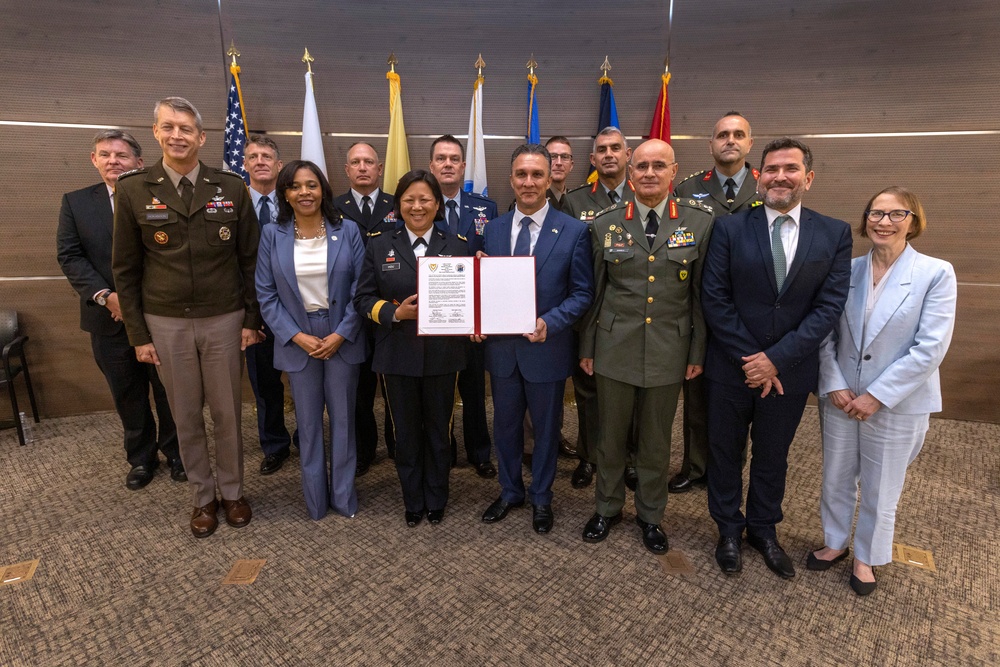 State Partnership Program Signing Ceremony between the State of New Jersey and the Republic of Cyprus