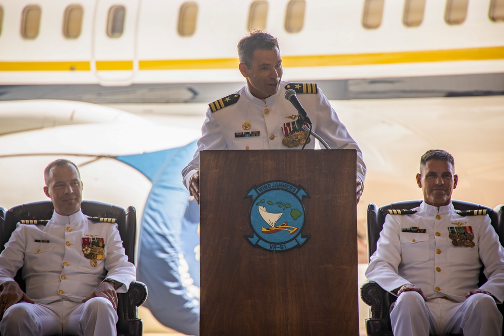 Commander Mark D. Kerber Assumes Command of VR-51