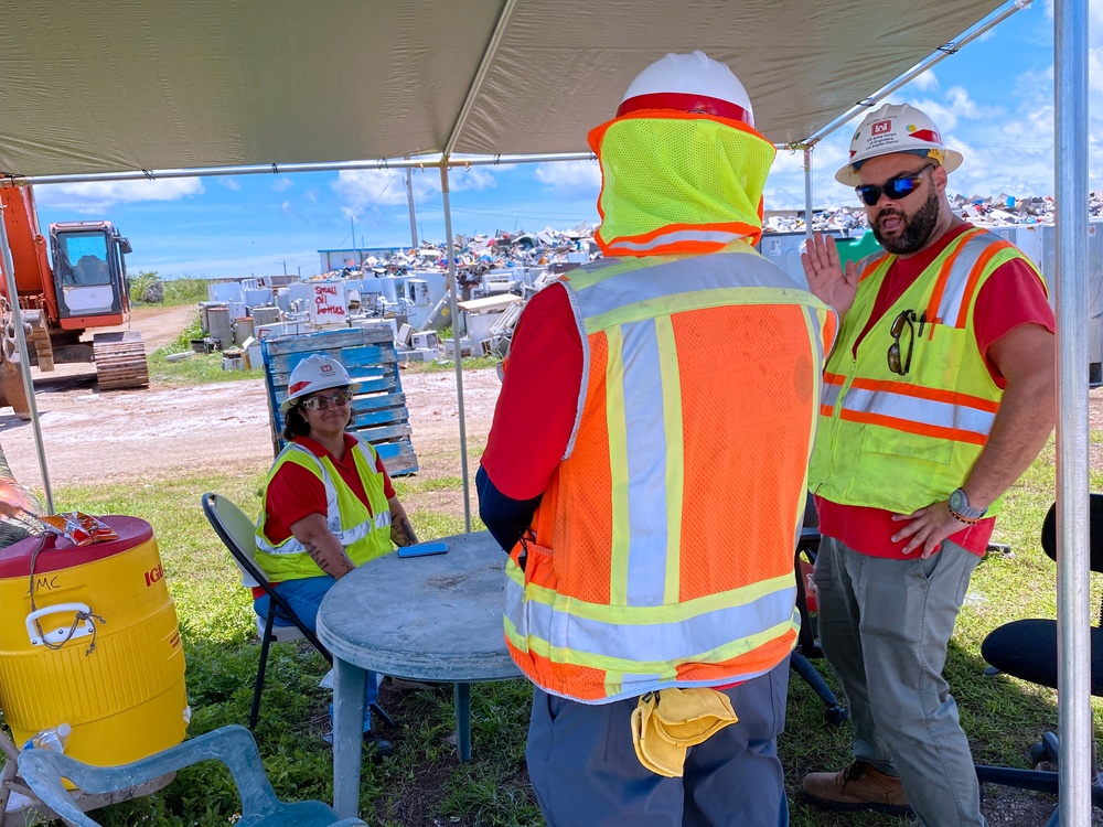 Federal Typhoon Mawar debris removal mission begins on Guam