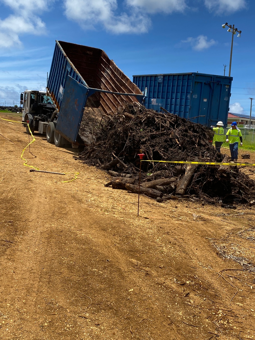 Federal Typhoon Mawar debris removal mission begins on Guam