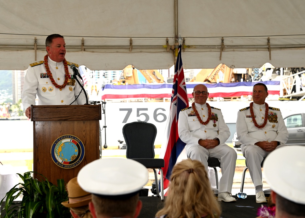 Coast Guard Cutter Kimball holds change of command