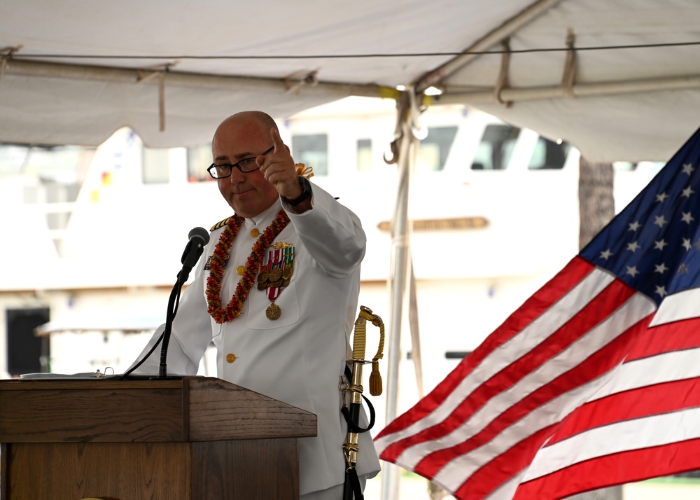 Coast Guard Cutter Kimball holds change of command