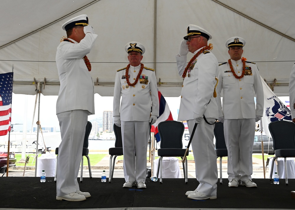 Coast Guard Cutter Kimball holds change of command