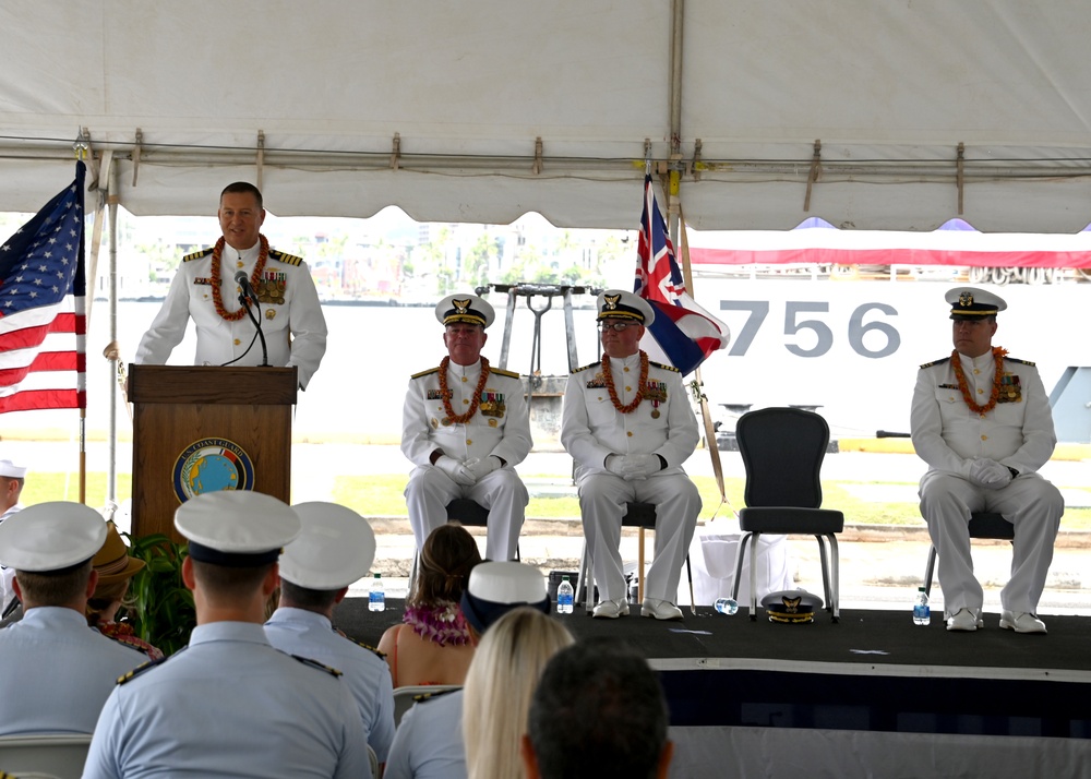 Coast Guard Cutter Kimball holds change of command