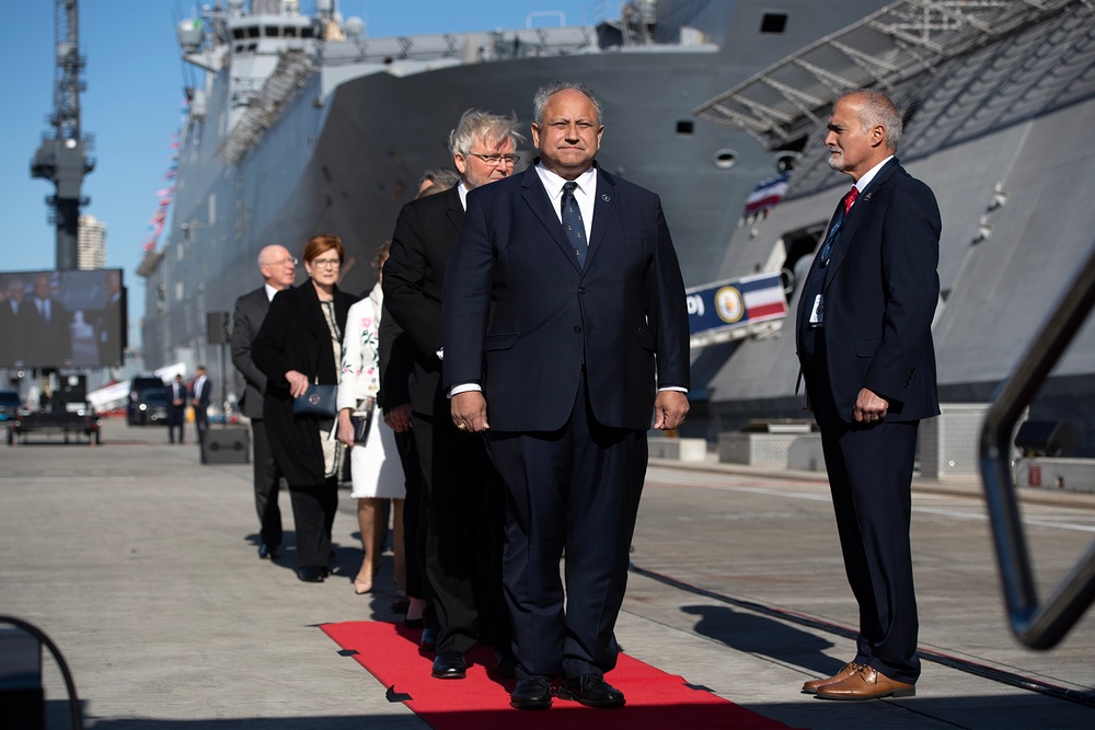 USS Canberra Commissioning in Sydney Australia