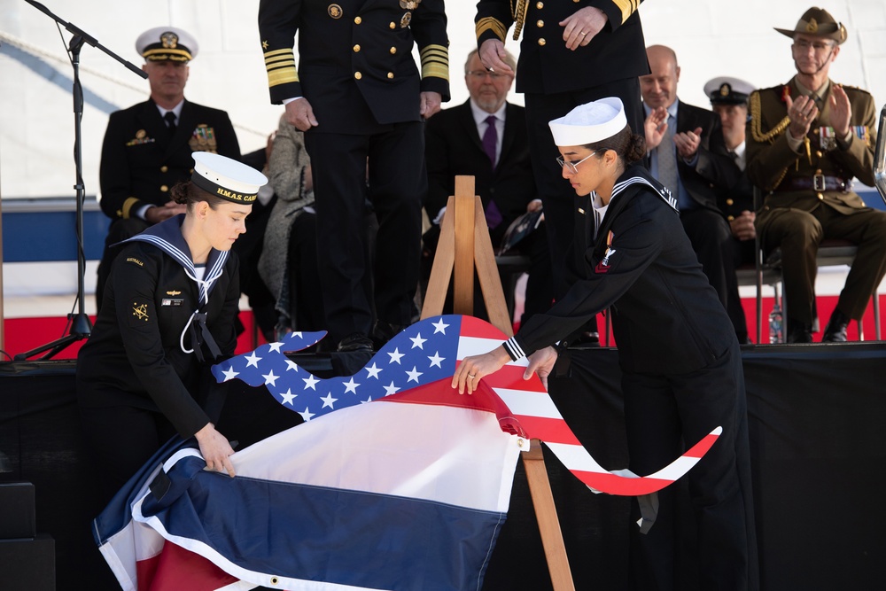 USS Canberra Commissioning in Sydney Australia