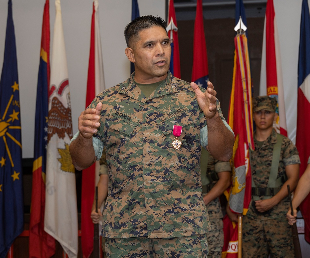 Headquarters and Service Battalion Change of Command Ceremony